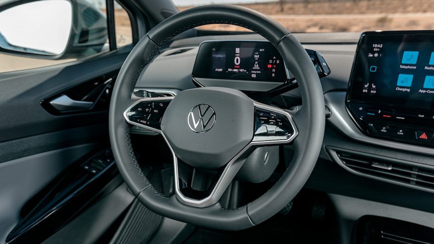 2022 Volkswagen ID4 Pro steering wheel