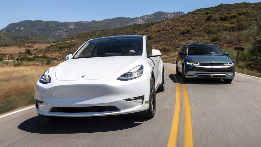 005 2023 Tesla Model Y vs 2023 Hyundai Ioniq 5 Comparison