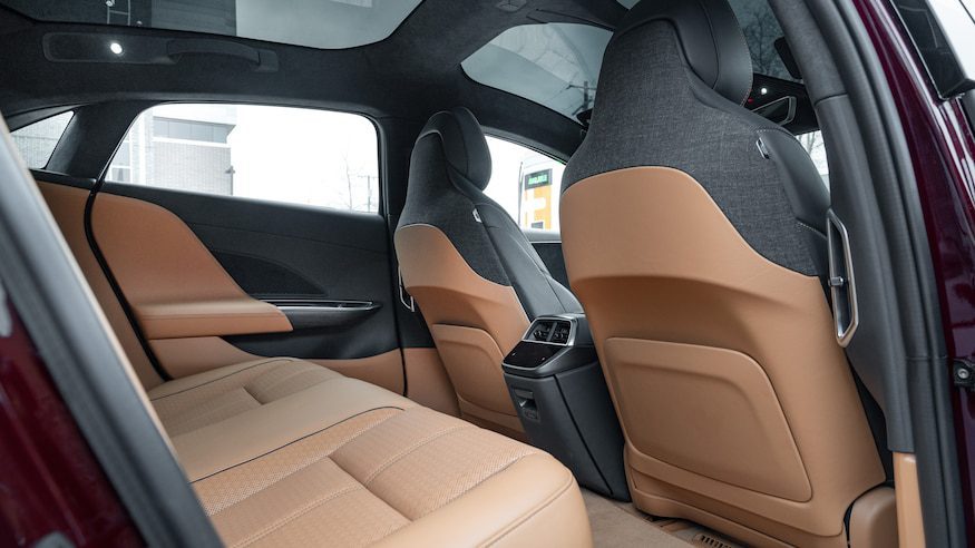 2022 Lucid Air Grand Touring back seats