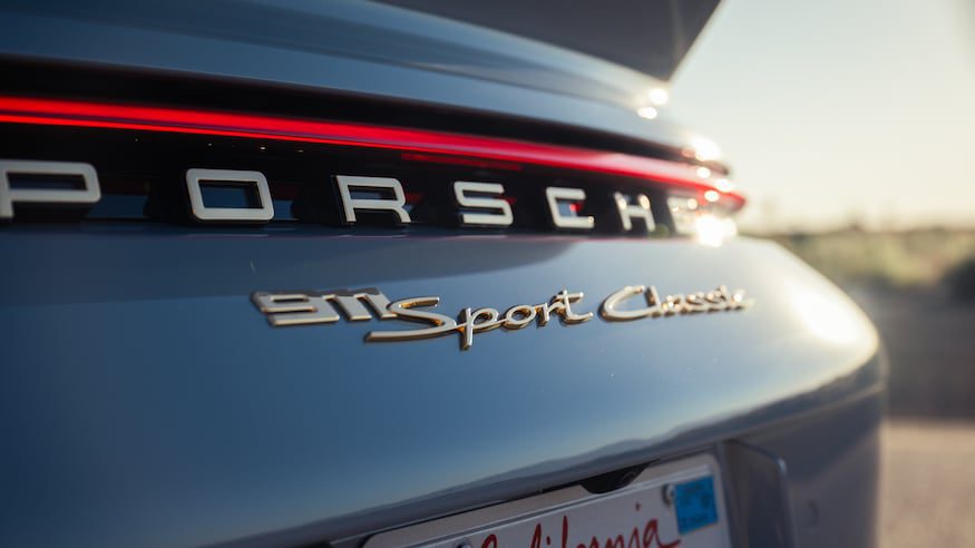 014 2023 Porsche 911 Sport Classic rear logo