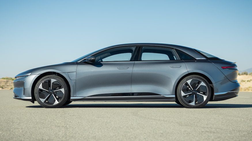 010 2023 Lucid Air Pure side view