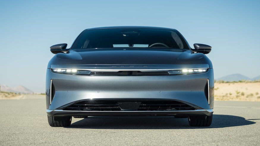 009 2023 Lucid Air Pure front view