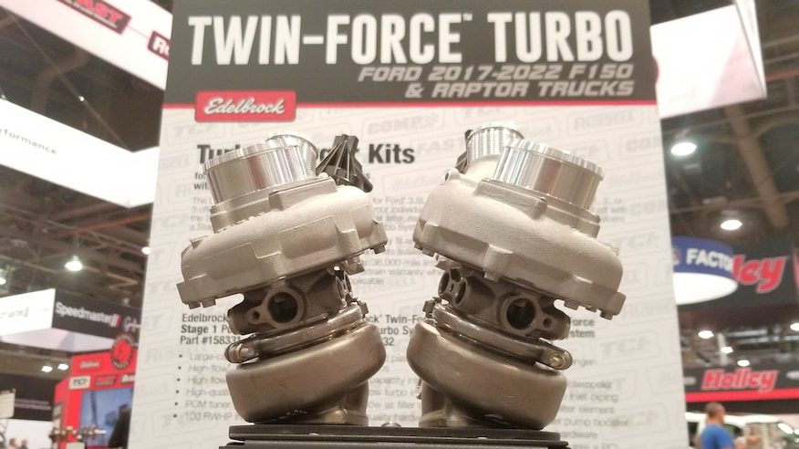 004 edelbrock twin turbo kit for ford f150