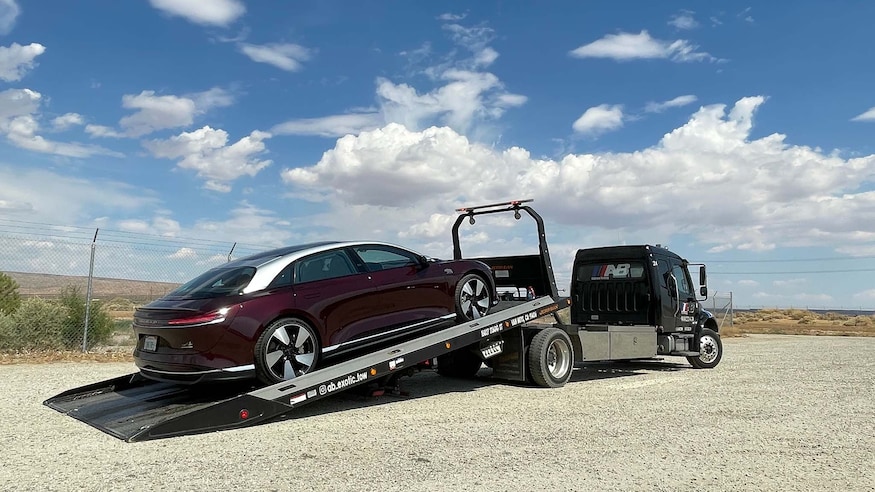 004 2022 lucid air grand touring performance yearlong review update 8 tow truck